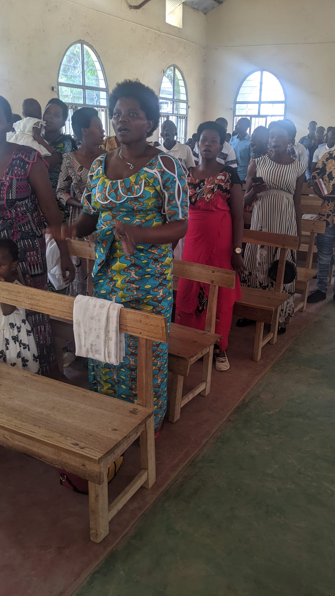 Worship service in Africa