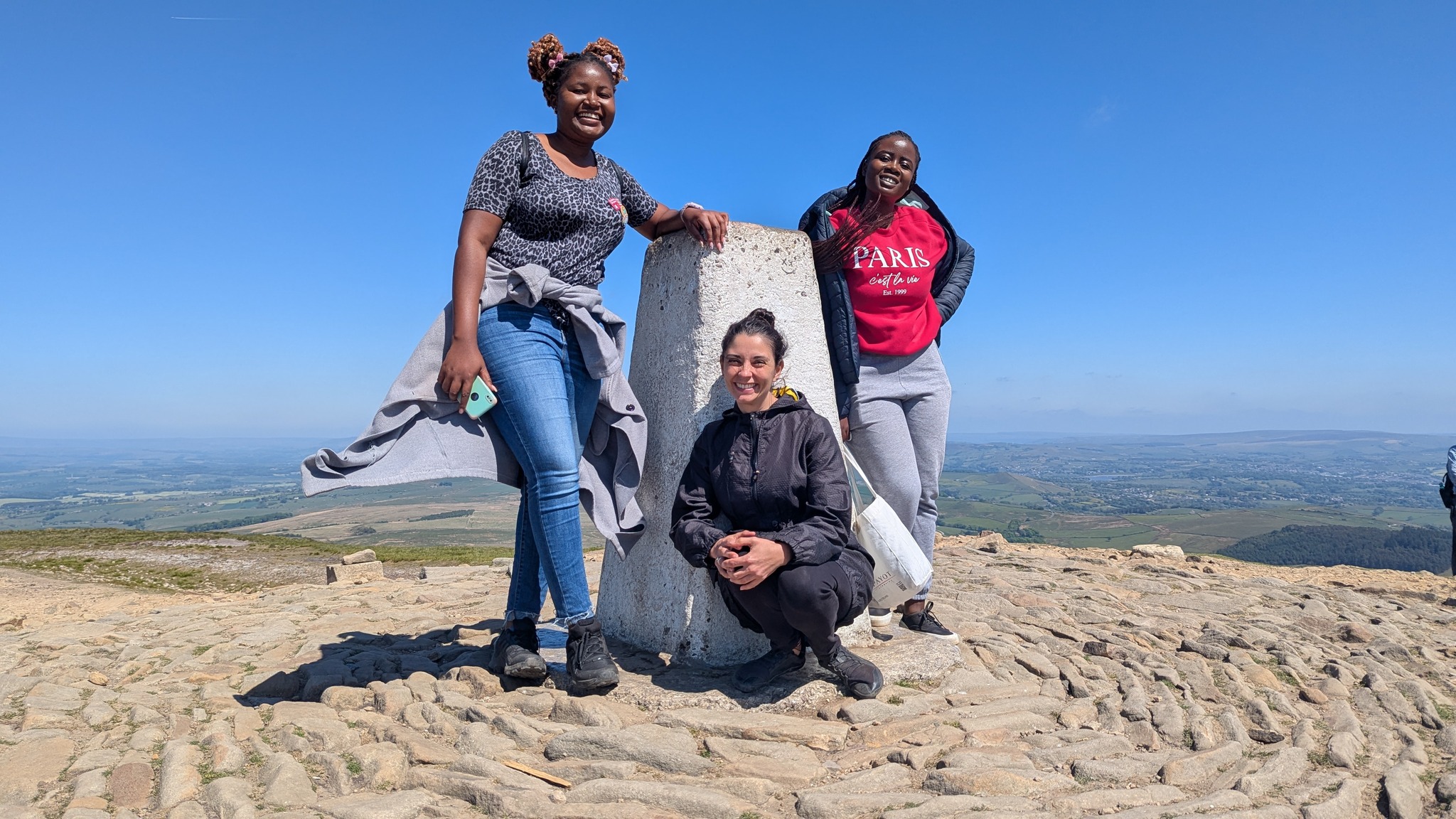 Mission team on summit