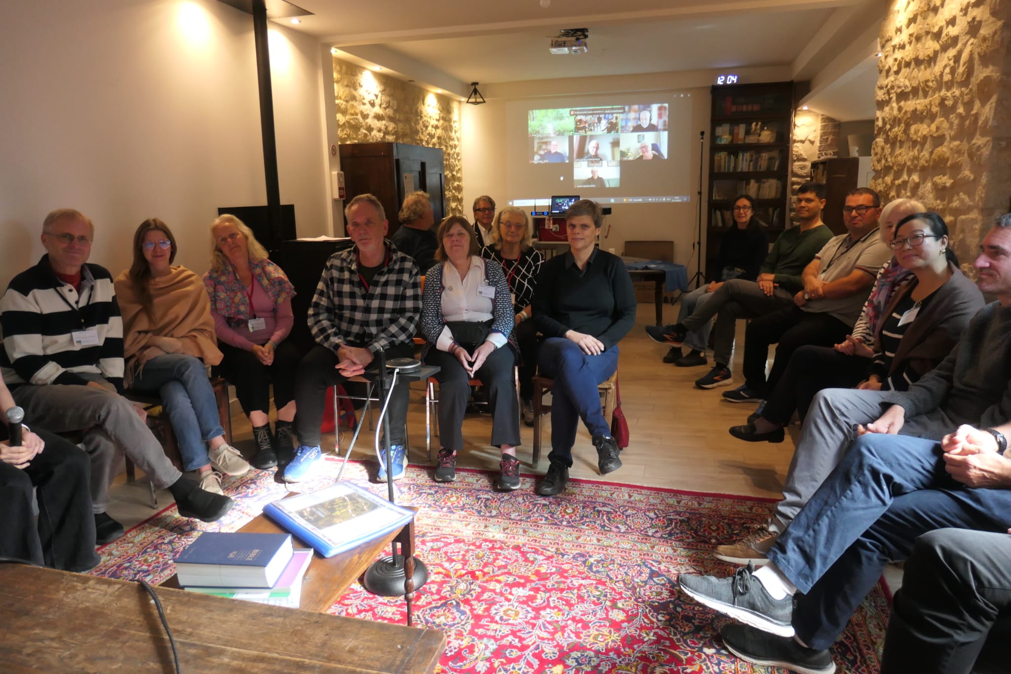 Bible study gathering